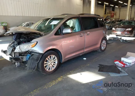 2012 Toyota Sienna Xle V6 8 Passenger from USA, damaged, VIN 5TDYK3DC0CS266400